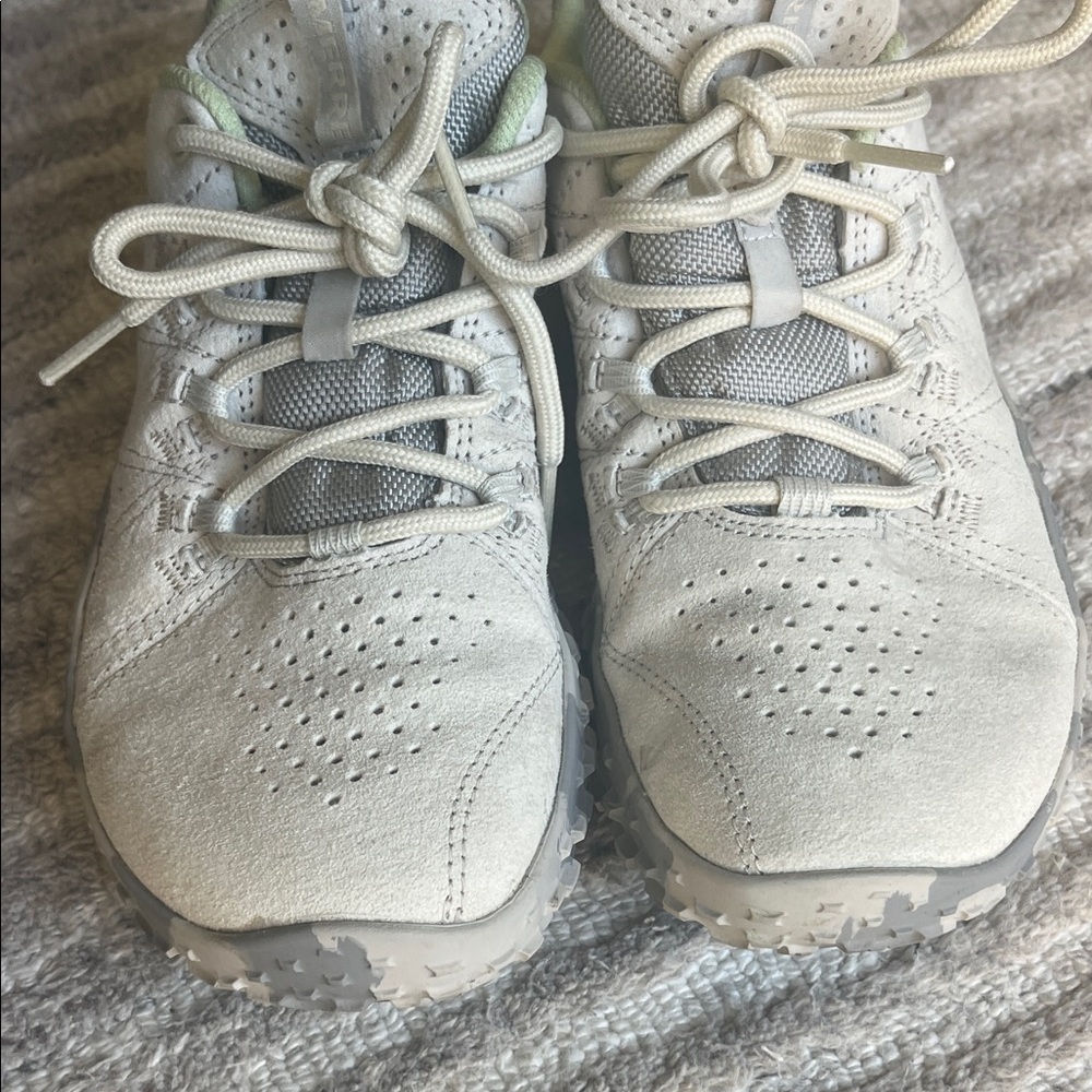 Merrell Wrapt White and Gray Sneakers - Picture 6 of 7